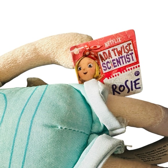 Ada Twist, Scientist Cuddle Time Rosie Revere 10.5 Inch Plush, Includes - Picture 3 of 3